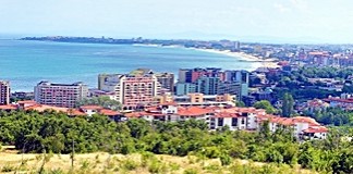 View of the city of Burgas Bulgaria