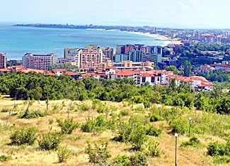 View of the city of Burgas Bulgaria