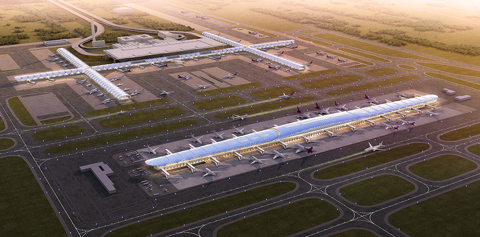 Suvarnabhumi Airport expansion concourse