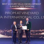Meet some of the most impressive designs in Southeast Asia Best Luxury Villa Development Landscape Design went to Pirom at Vineyard