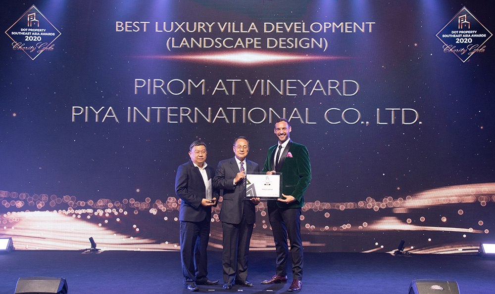 Best Luxury Villa Development Landscape Design went to Pirom at Vineyard