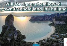 What questions must be answered about Thailand allowing freehold land ownership to foreigners