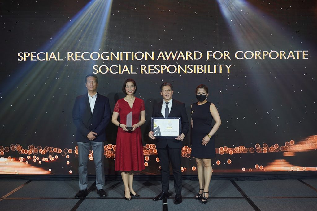 SMDC Special Recognition Award for Corporate Social Responsibility