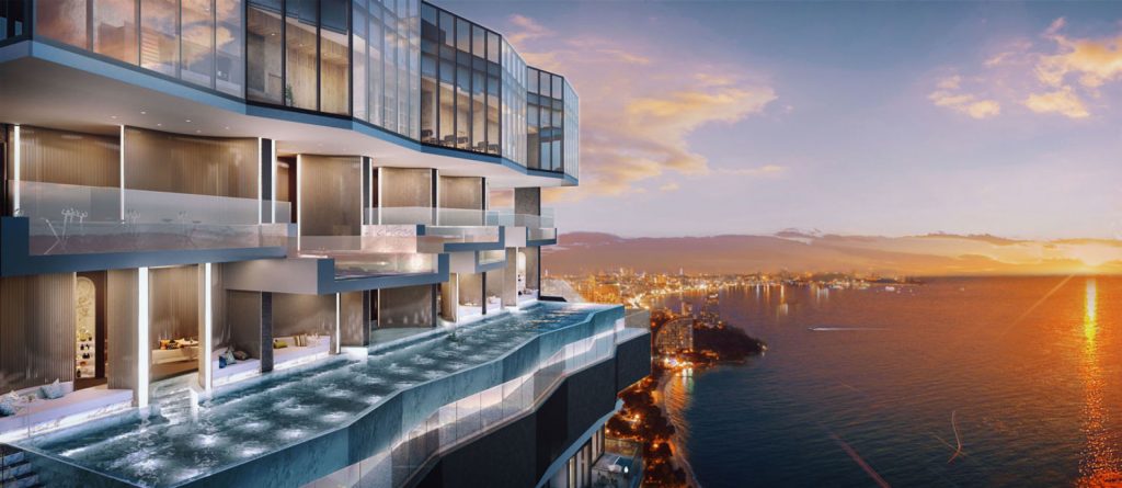 AROM Wongamat have expansive sea views