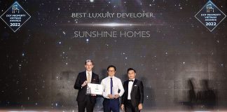 Sunshine Homes award