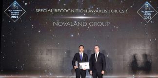Novaland Group accepts the Special Recognition Awards for CSR 2022