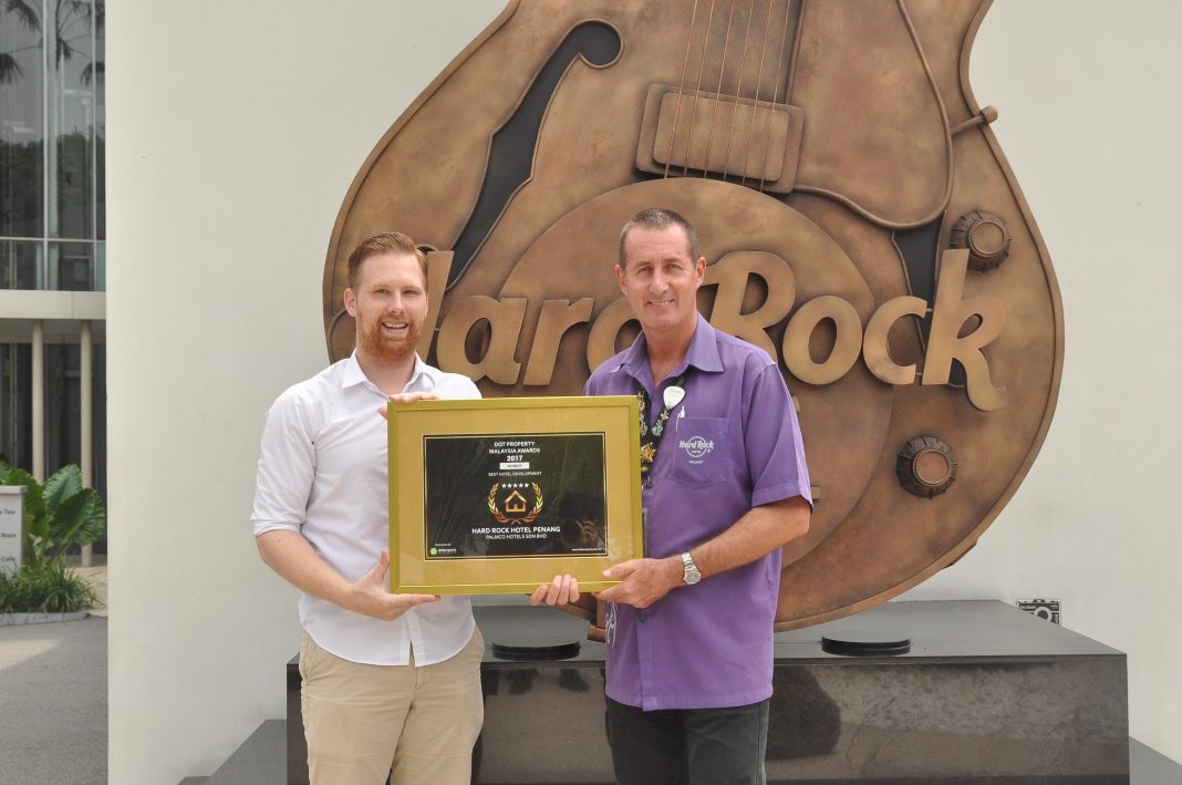 Dot Property Malaysia Awards 2017 Hard Rock Hotel Penang is Best Hotel Development at Dot Property Malaysia Awards 2017