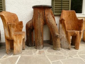 Handmade wooden furniture