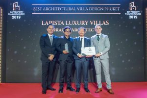 Lapista Luxury Villas won Best Architectural Villa Design Phuket