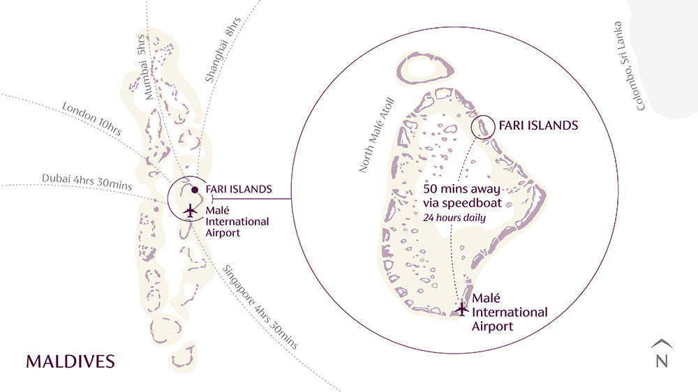 Map of Fari Islands