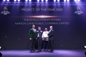 The Estelle Phrom Phong from Raimon Land took home the People’s Choice Award for Thailand Project of the Year 2020 award