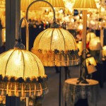 Close up photo of different kinds of luxury living room lamps.Thailand-Property.com