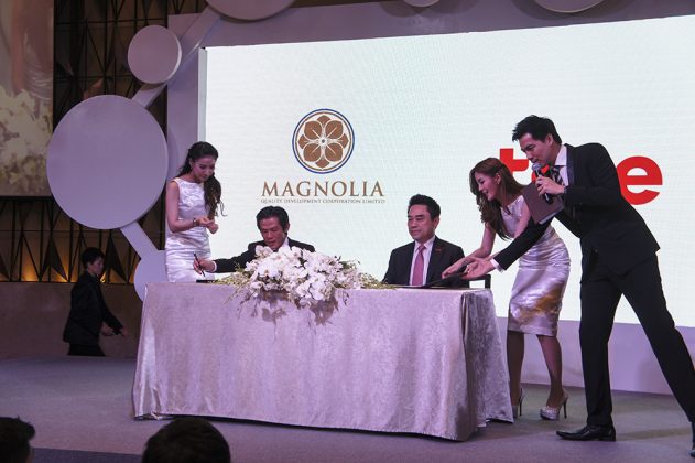 Magnolia and TRUE corp signed a collaboration contract today in Bangkok. Thailand-Property.com