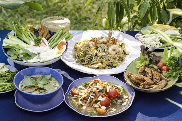 Set of different Thai dishes for sharing. Thailand-Property.com