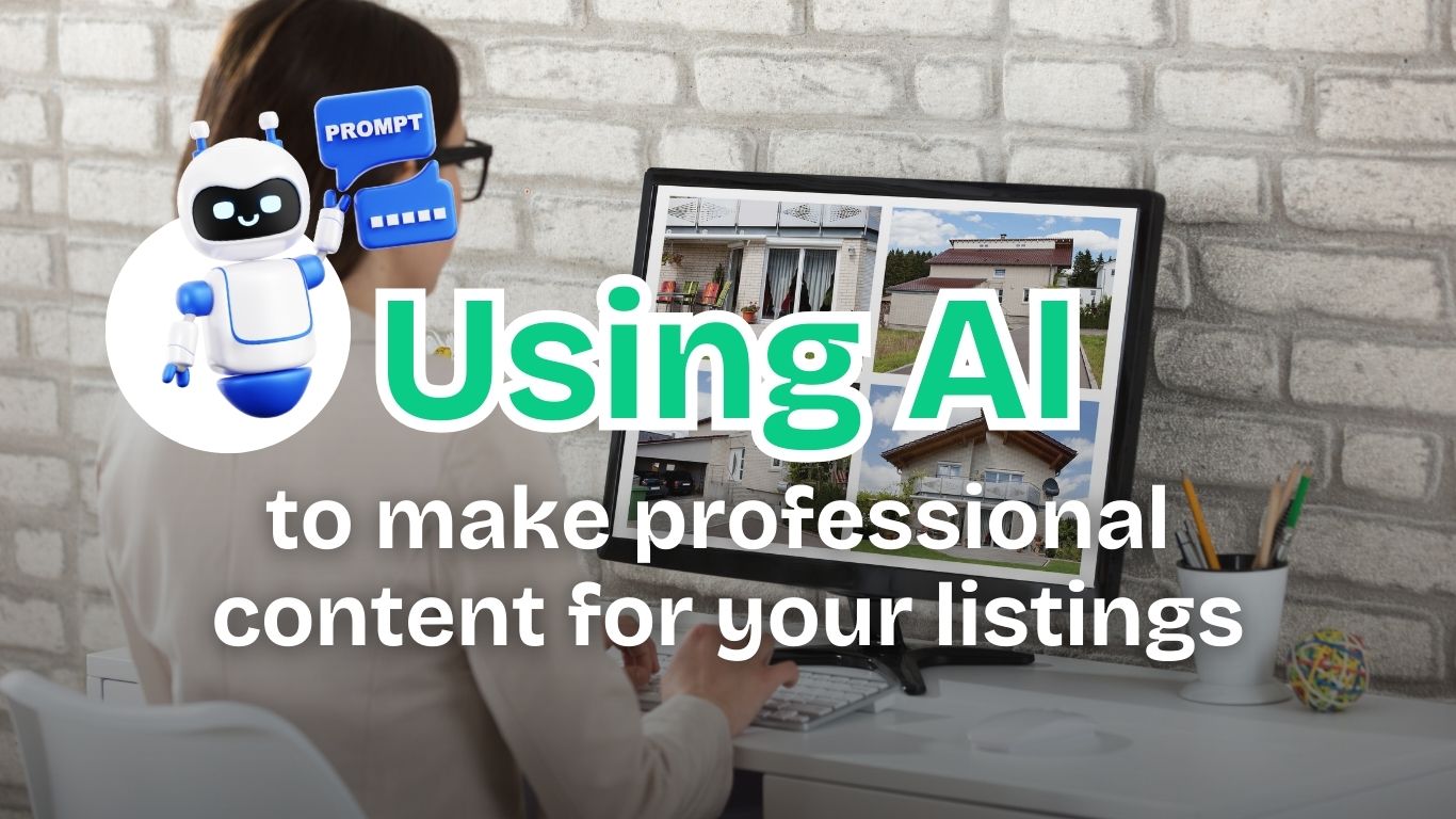 Using AI to make professional content for your listings