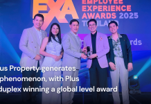 Plus Property generates a phenomenon, with Plus Eduplex winning a global level award – a first for such type of institute in Thailand