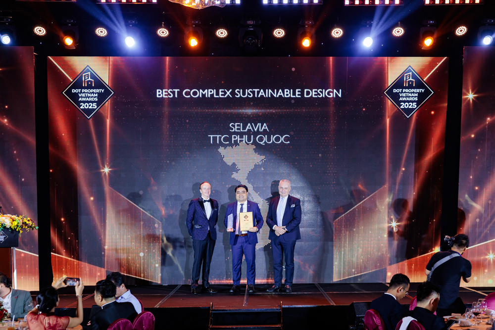 TTC Phú Quốc Cùng Dự Án Selavia Chiến Thắng Hạng Mục Best Complex Sustainable Design Vietnam 2025 Tại Dot Property Vietnam Awards 2025 - Dot Property Vietnam