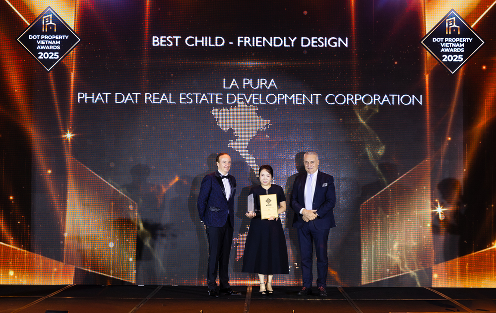 La Pura nhận giải Best Child-Friendly Design Vietnam 2025 nhờ ưu tiên thiết kế đô thị thân thiện với trẻ em