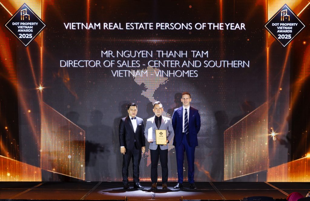 Ông Nguyễn Thanh Tâm được vinh danh tại hạng mục Vietnam Real Estate Persons of The Year 2025