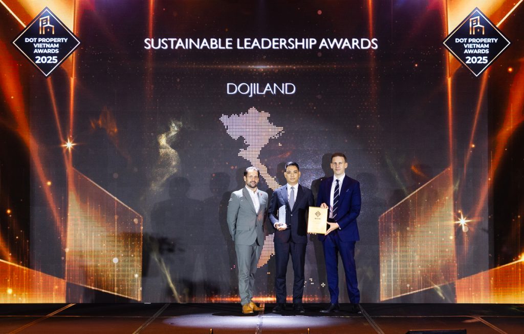 DOJILAND tiếp tục được vinh danh với giải thưởng Sustainable Leadership Awards Vietnam 2025