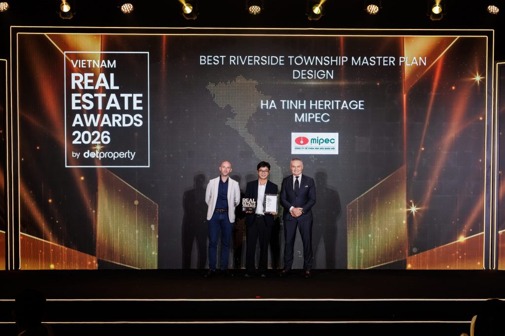 MIPEC xuất sắc chiến thắng hạng mục Best Riverside Township Master Plan Design Vietnam 2026