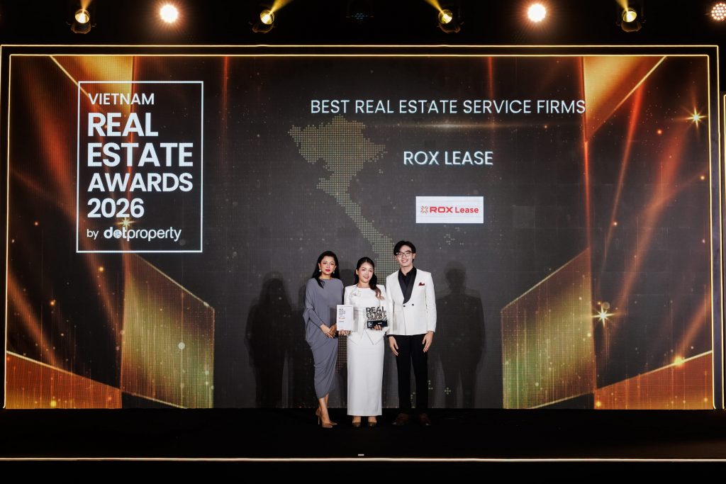 ROX Lease tiếp tục khẳng định năng lực với giải thưởng Best Real Estate Service Firms Vietnam 2026