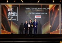 VCRE KHẲNG ĐỊNH DẤU ẤN PHÁT TRIỂN BẤT ĐỘNG SẢN CAO CẤP TẠI DOT PROPERTY VIETNAM REAL ESTATE AWARDS 2026