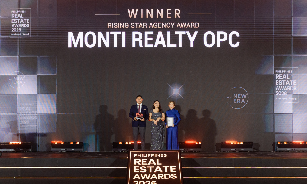 L-R: Miguelito Jose Montines – General Manager of Monti Realty OPC, Cristina Romero – Lamudi / Dot Property PH Senior Director for Broker Classified, and Lalaine Montines – Owner of Monti Realty OPC.