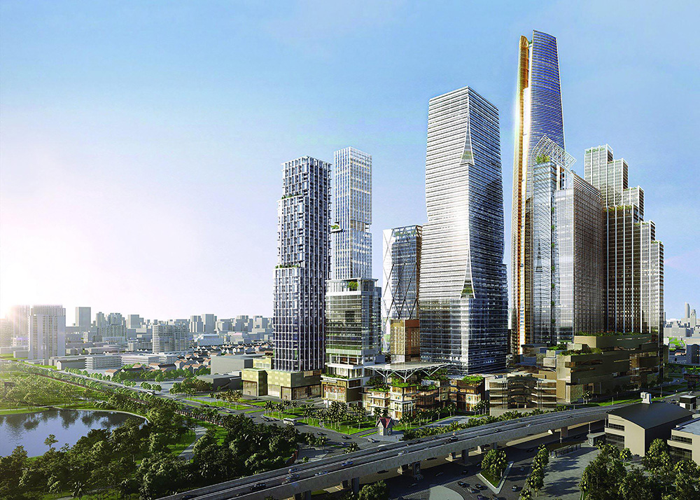 One Bangkok of the tallest buildings in Thailand