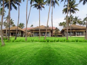 A few of the villas at the resort