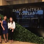 Tanya Peralta-Yu, Philippines Country Manager (center) with Ayala Land Premier Sales Director, Jixie Trajano and Ayala Land Marketing Head, Eunice Acejo