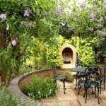 เก้าอี้และโต๊ะในสวน04