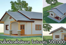 แบบบ้านเกษตร,แบบบ้านชั้นเดียวชนบท,แบบบ้านสไตล์ชนบท,แบบบ้าน ราคา 5 แสน_1